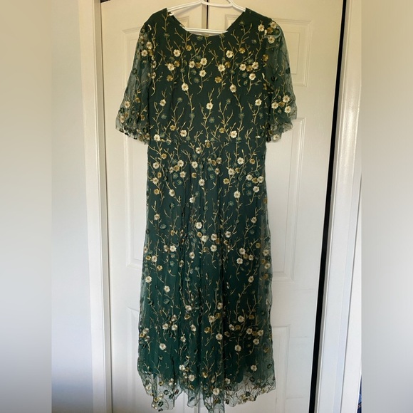 Baltic Born -Arabella Embroidered Tulle Maxi Dress - Picture 2 of 5